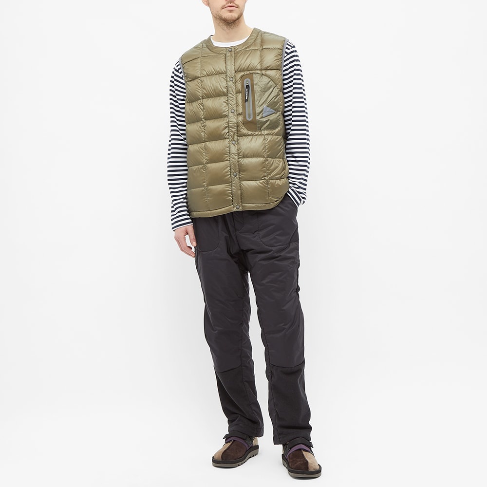 And Wander Diamond Stitch Down Vest - 7