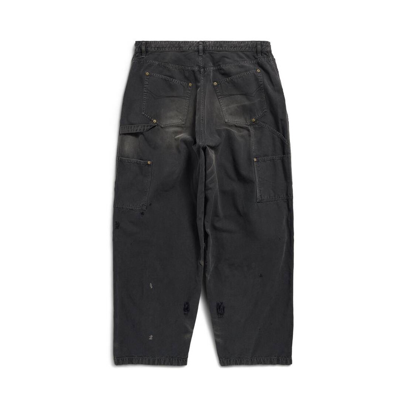 Men's Double Knee Pants in Black 6