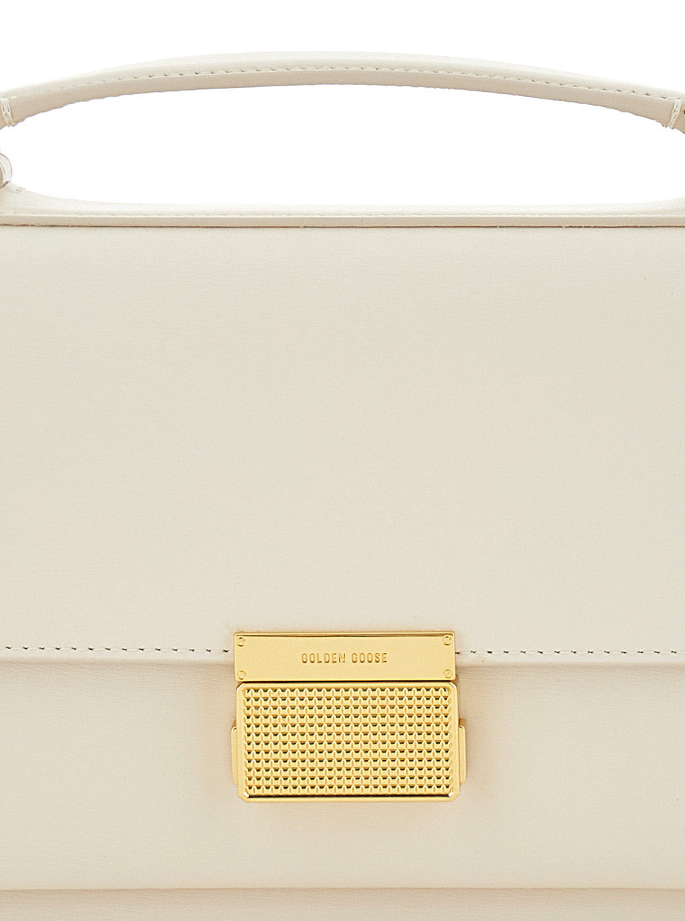 Golden Goose Women 'Venezia' White Handbag With Lettering Logo And Clasp Closure In Leather Woman - 5
