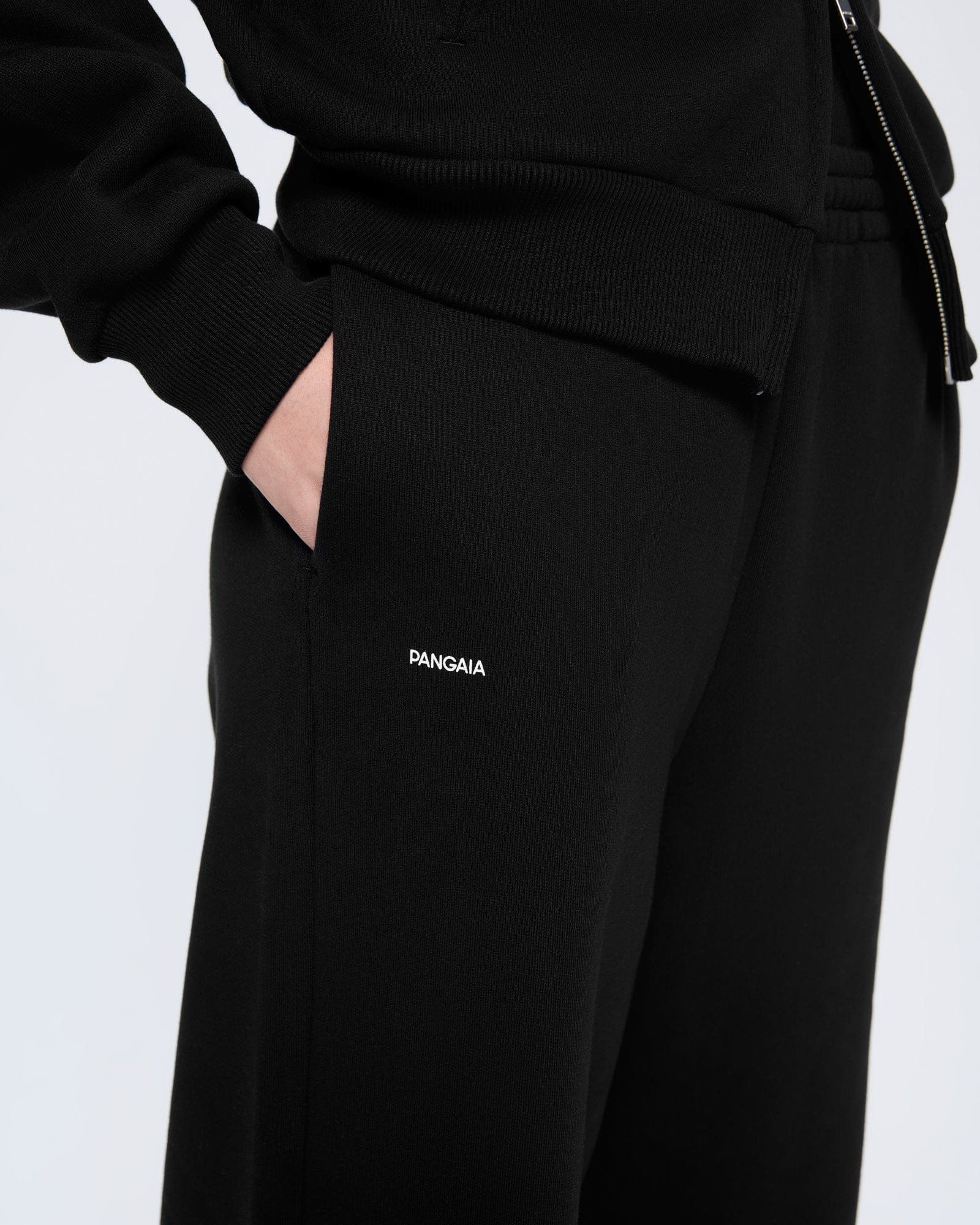 Womens 365 Heavyweight Straight Leg Track Pants - Black - 5