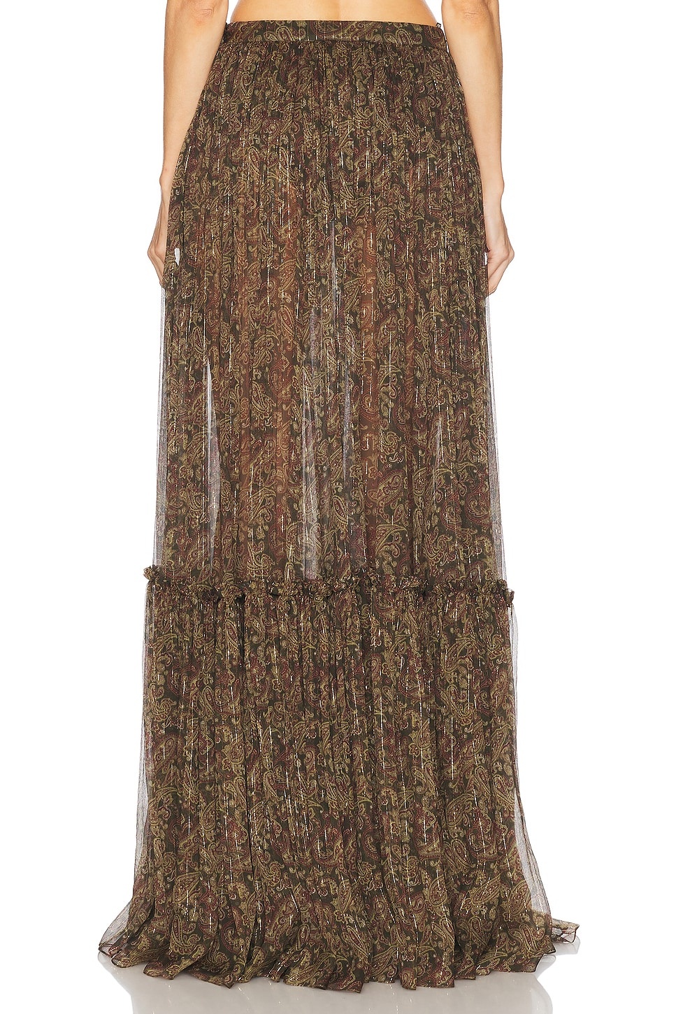 Tiered Maxi Skirt - 4