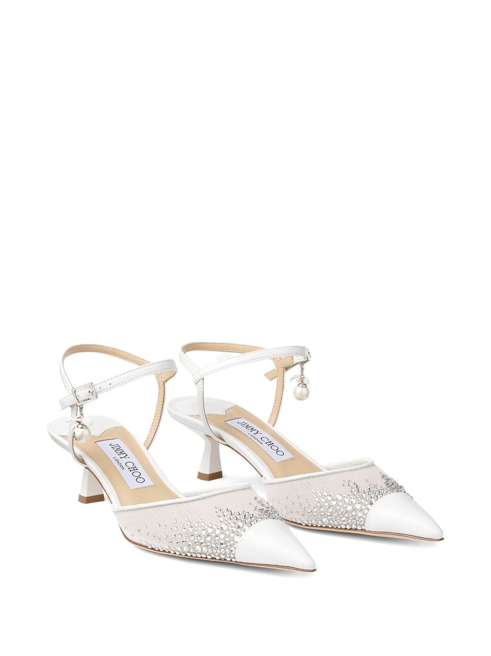 45mm Aren crystal-embellished pumps - 2
