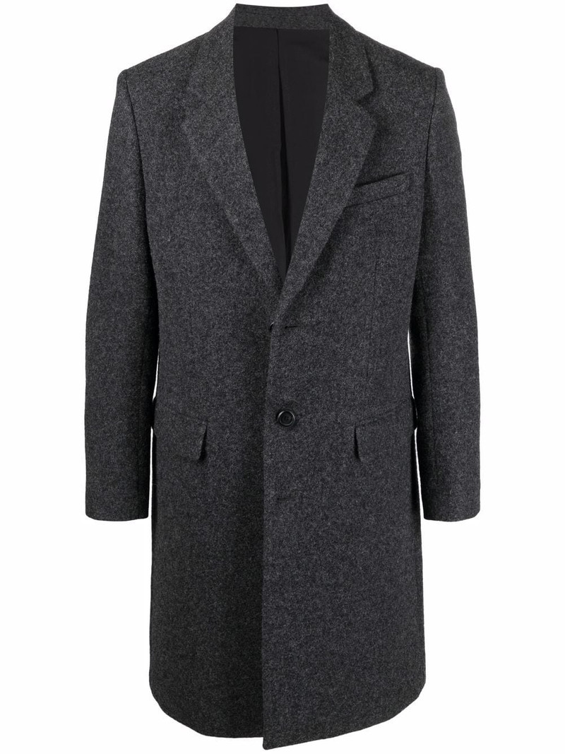 single-breasted wool coat 1