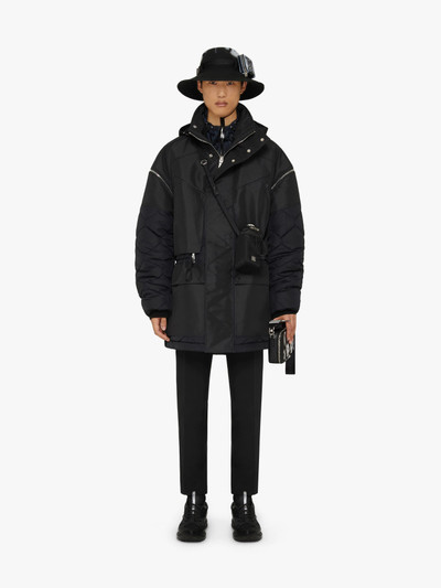 Givenchy BI-MATERIAL PARKA WITH REMOVABLE SLEEVES outlook