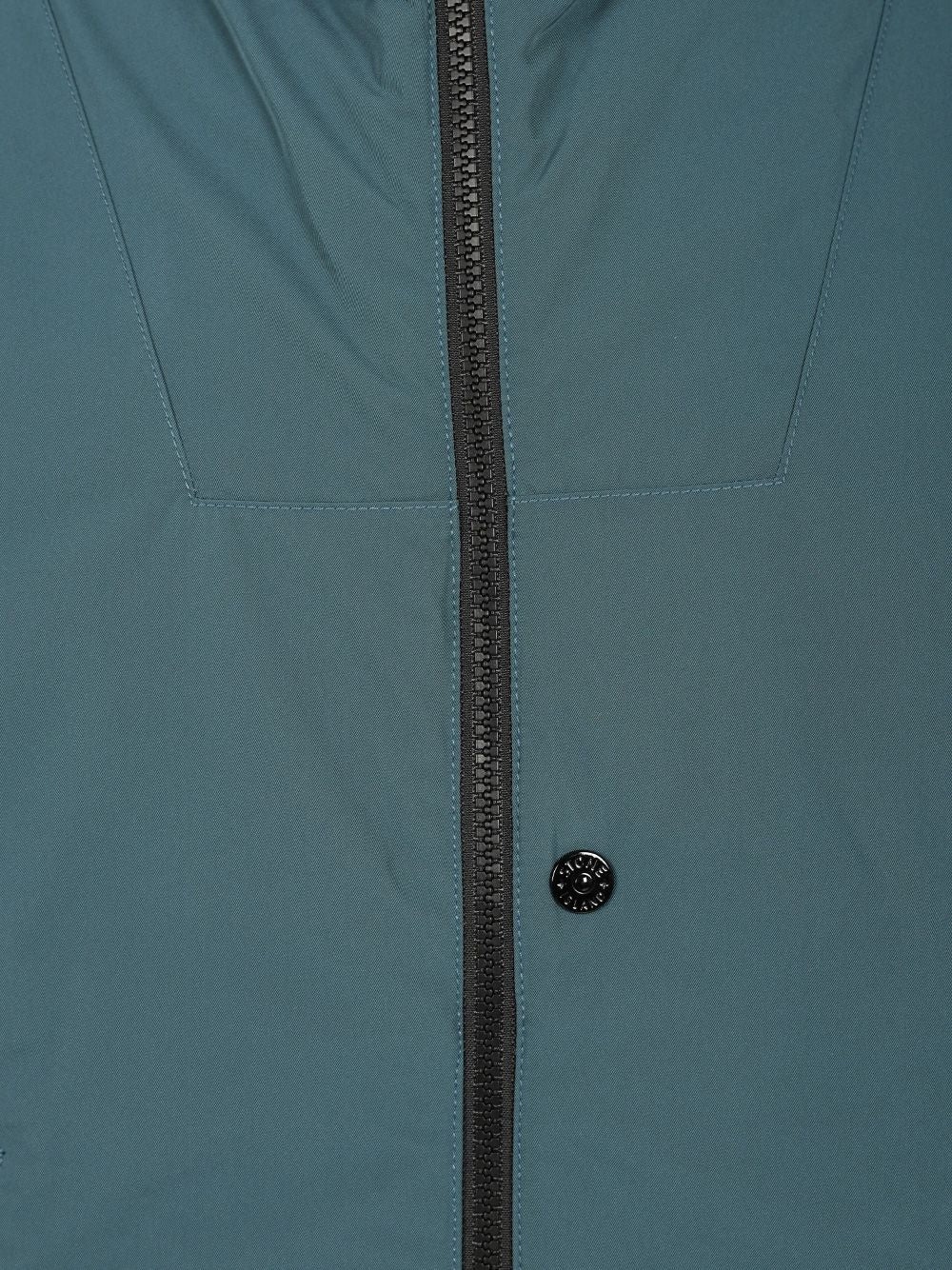 Micro Twill Padded Hooded Jacket Jackets Blue - 4