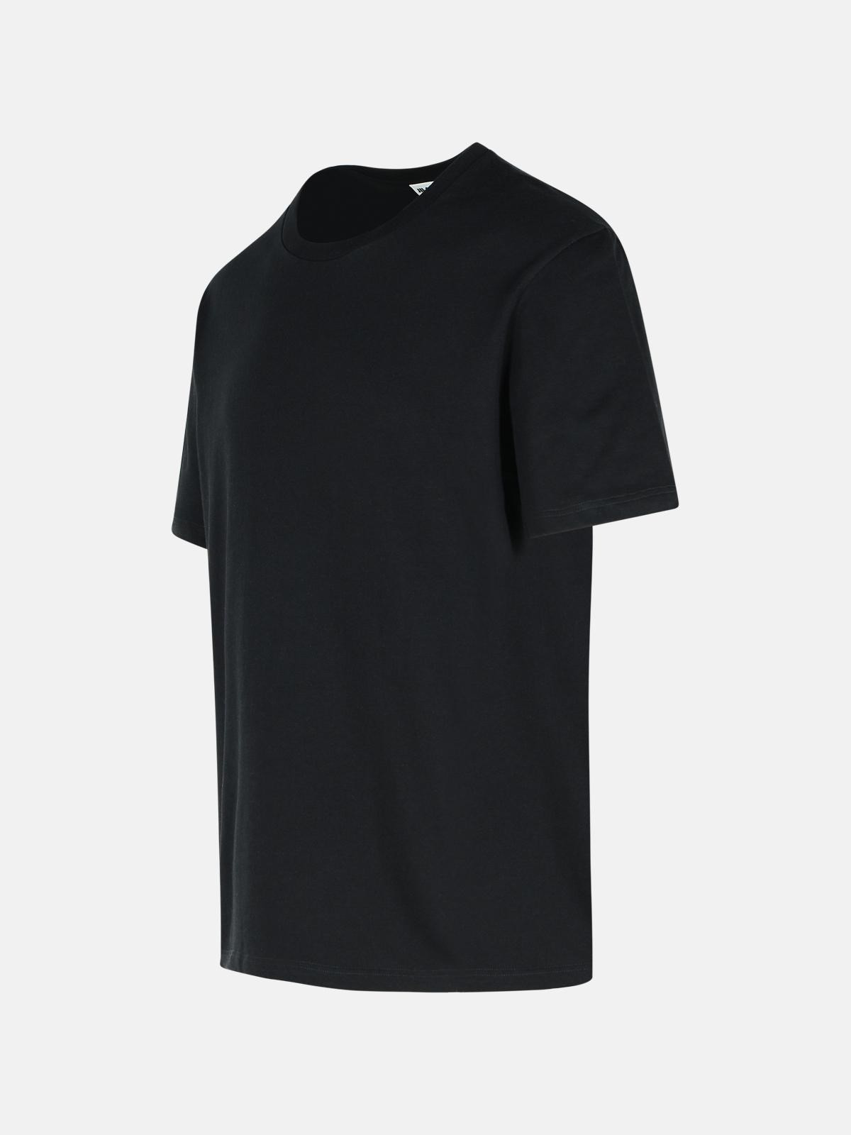 BLACK COTTON T-SHIRT - 2
