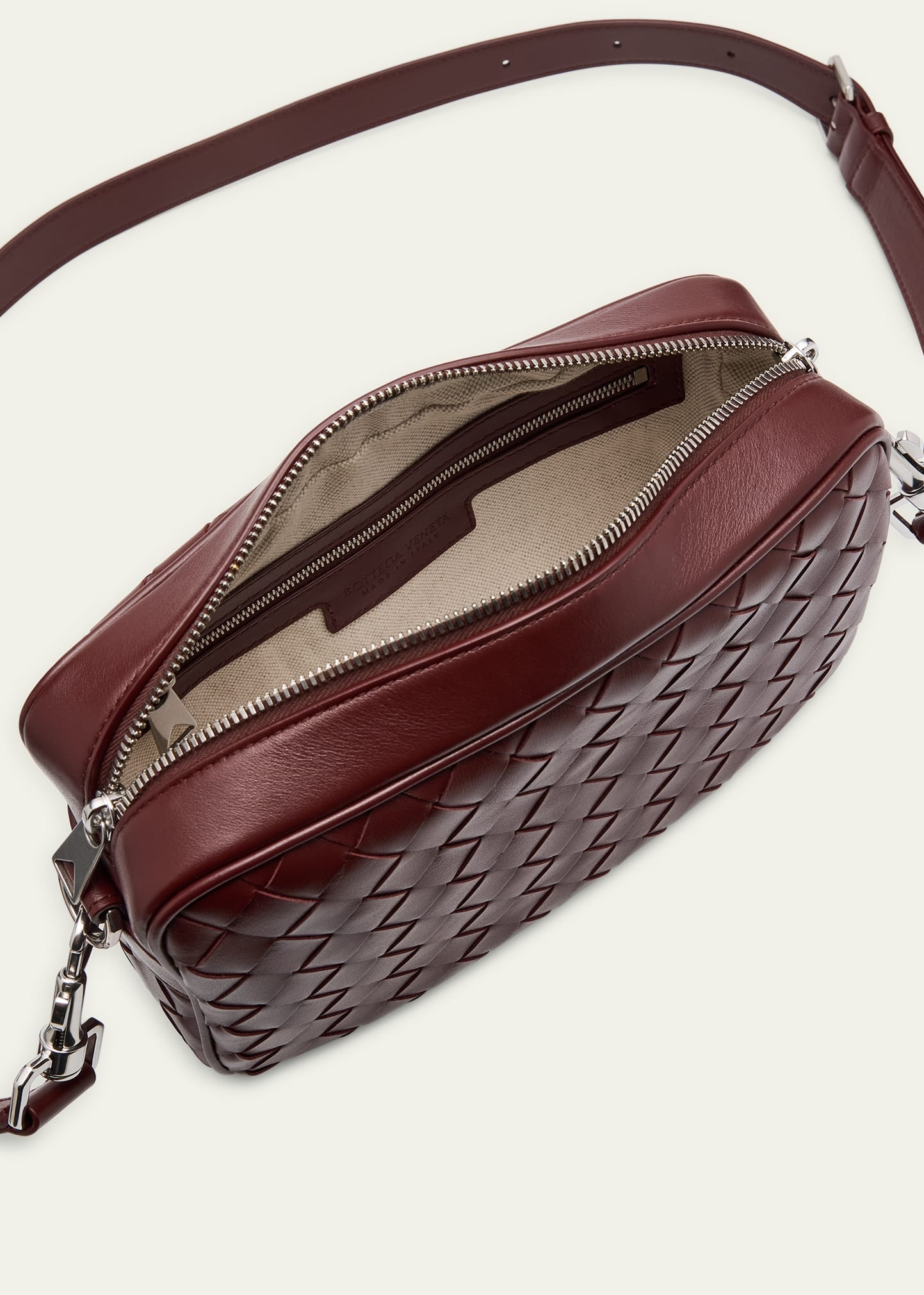 Men's Intrecciato Small Crossbody Bag - 4