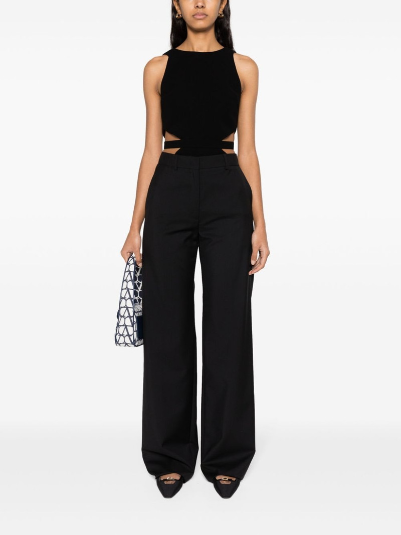 Valentino mid-rise tailored trousers outlook
