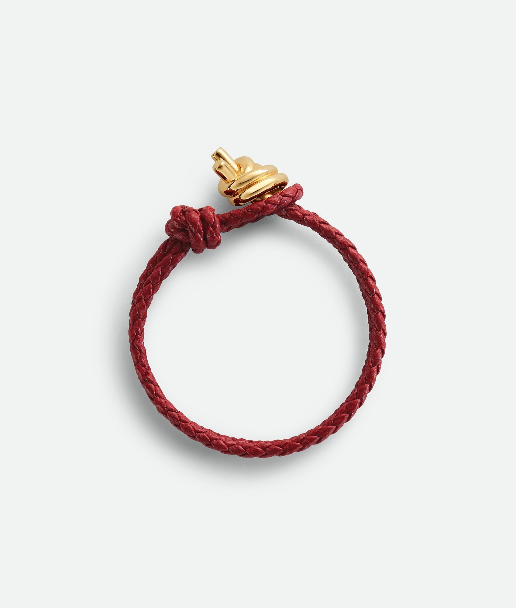 Bottega Veneta Knot Leather Bracelet | REVERSIBLE