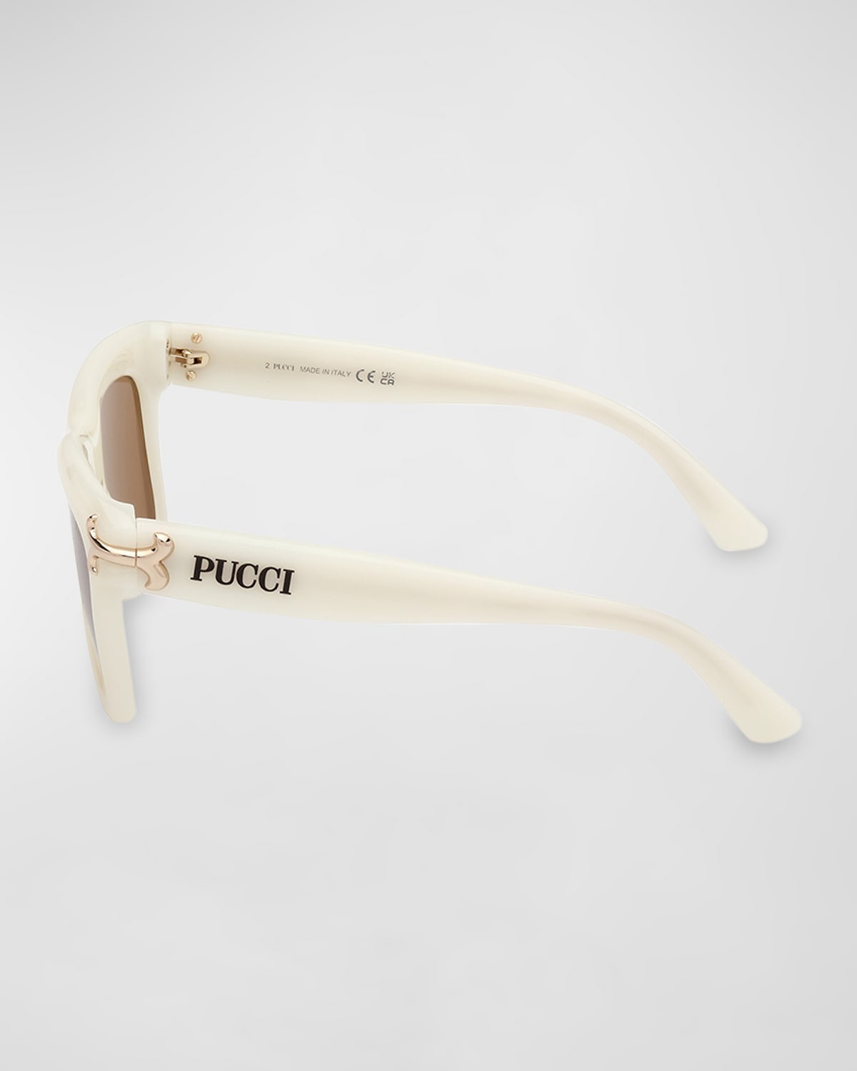 Logo Acetate Square Sunglasses - 4