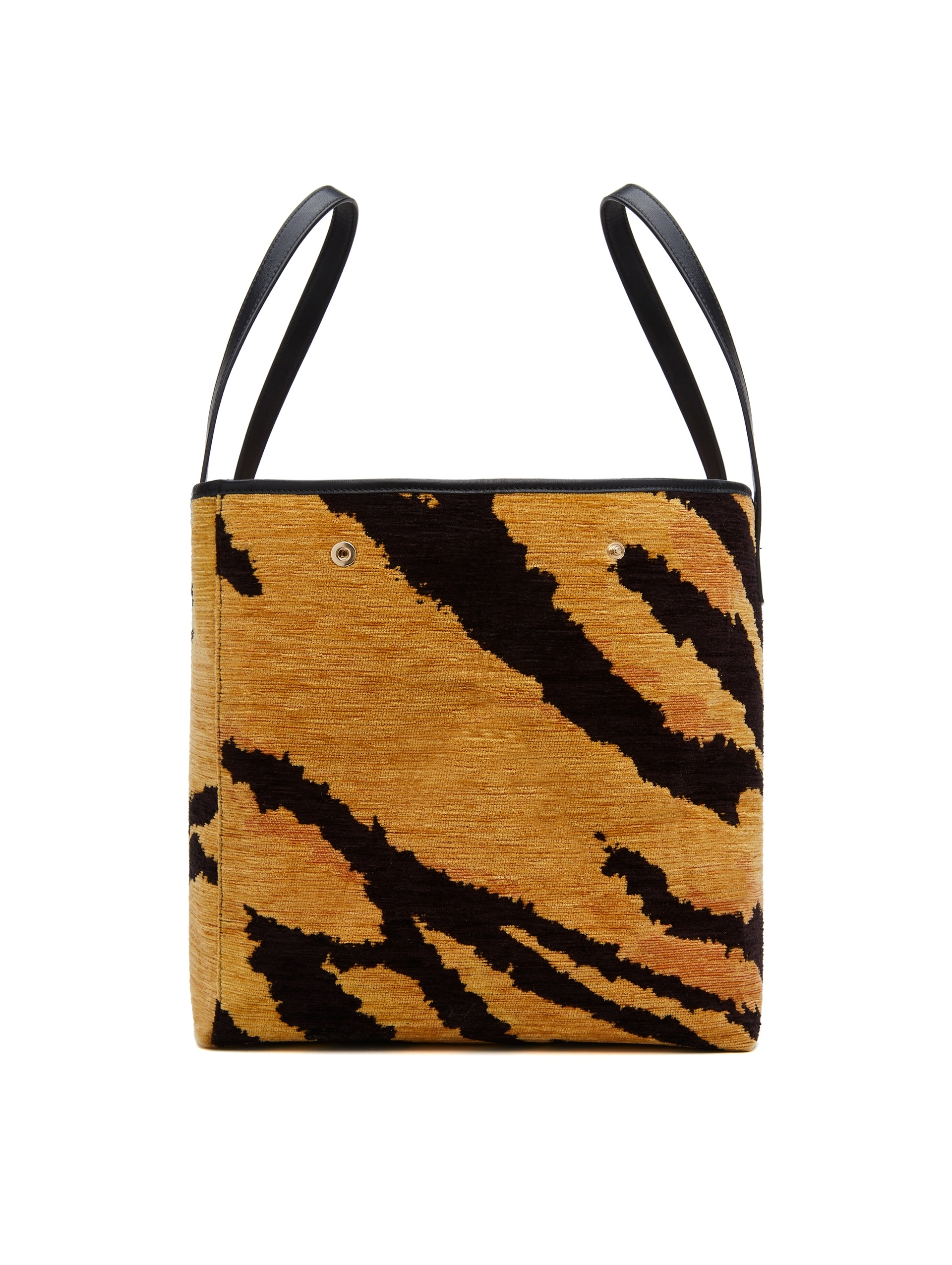 MEDIUM TIGER PRINTED SQUARE TOTE - 4