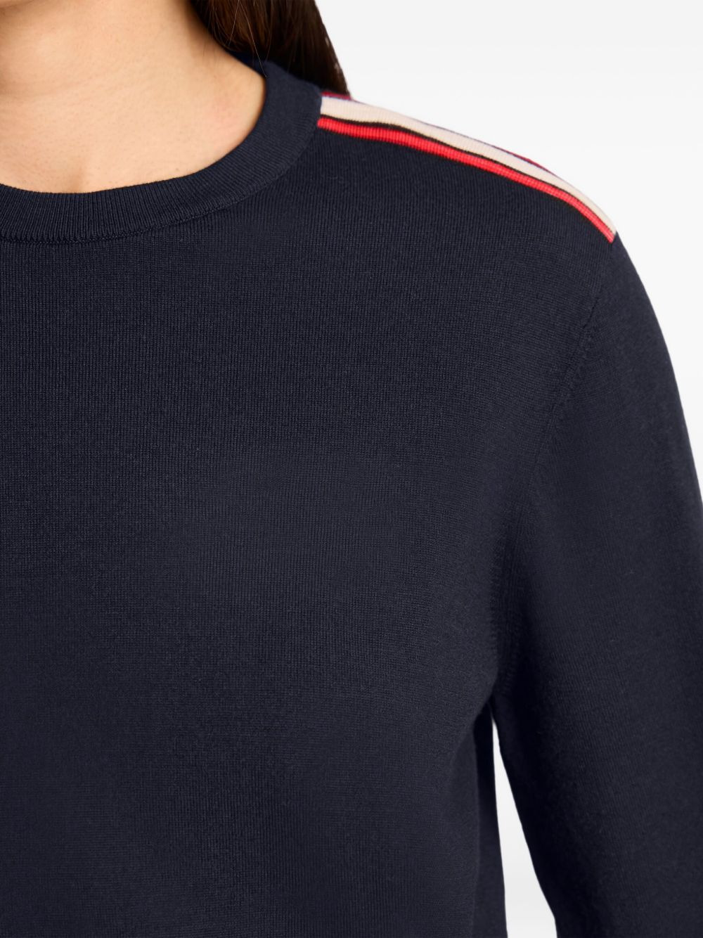 striped-detail sweater - 5