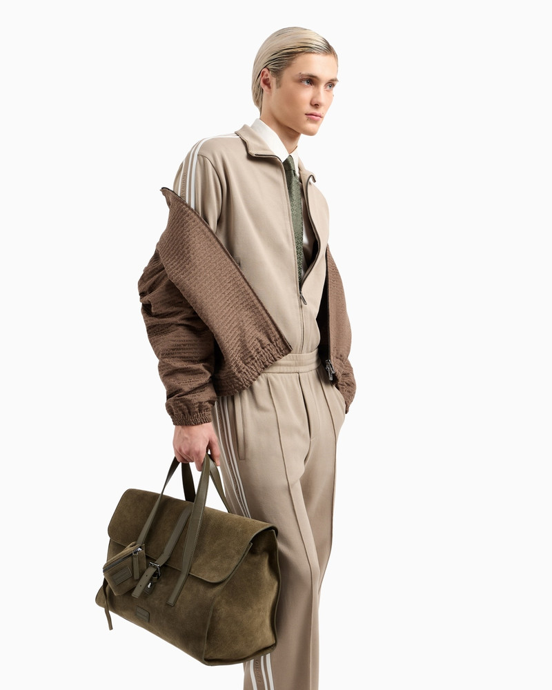 FULL-ZIP SWEATSHIRT IN JERSEY WITH LOGO BANDS 6