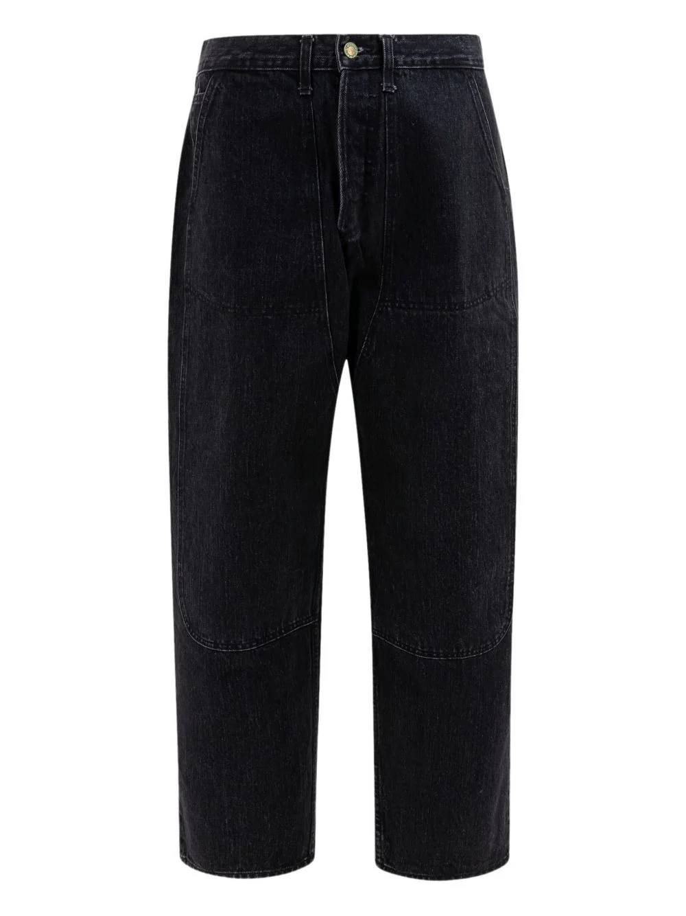 panelled-design jeans - 1