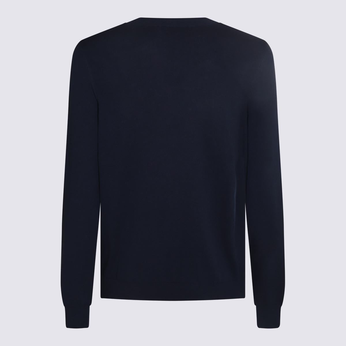 A.P.C. NAVY BLUE COTTON JUMPER - 2