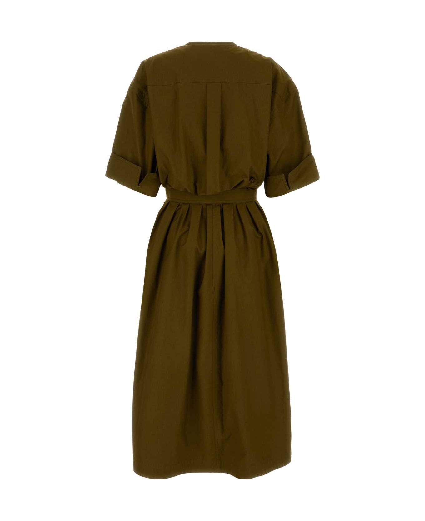 Khaki Canvas Dress - 2