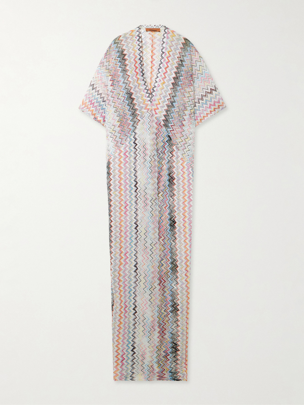 Striped Crochet-knit Coverup - 1