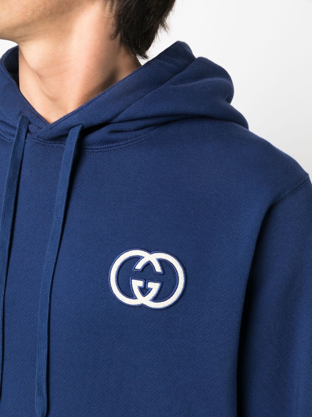 Interlocking G-logo drawstring hoodie - 5