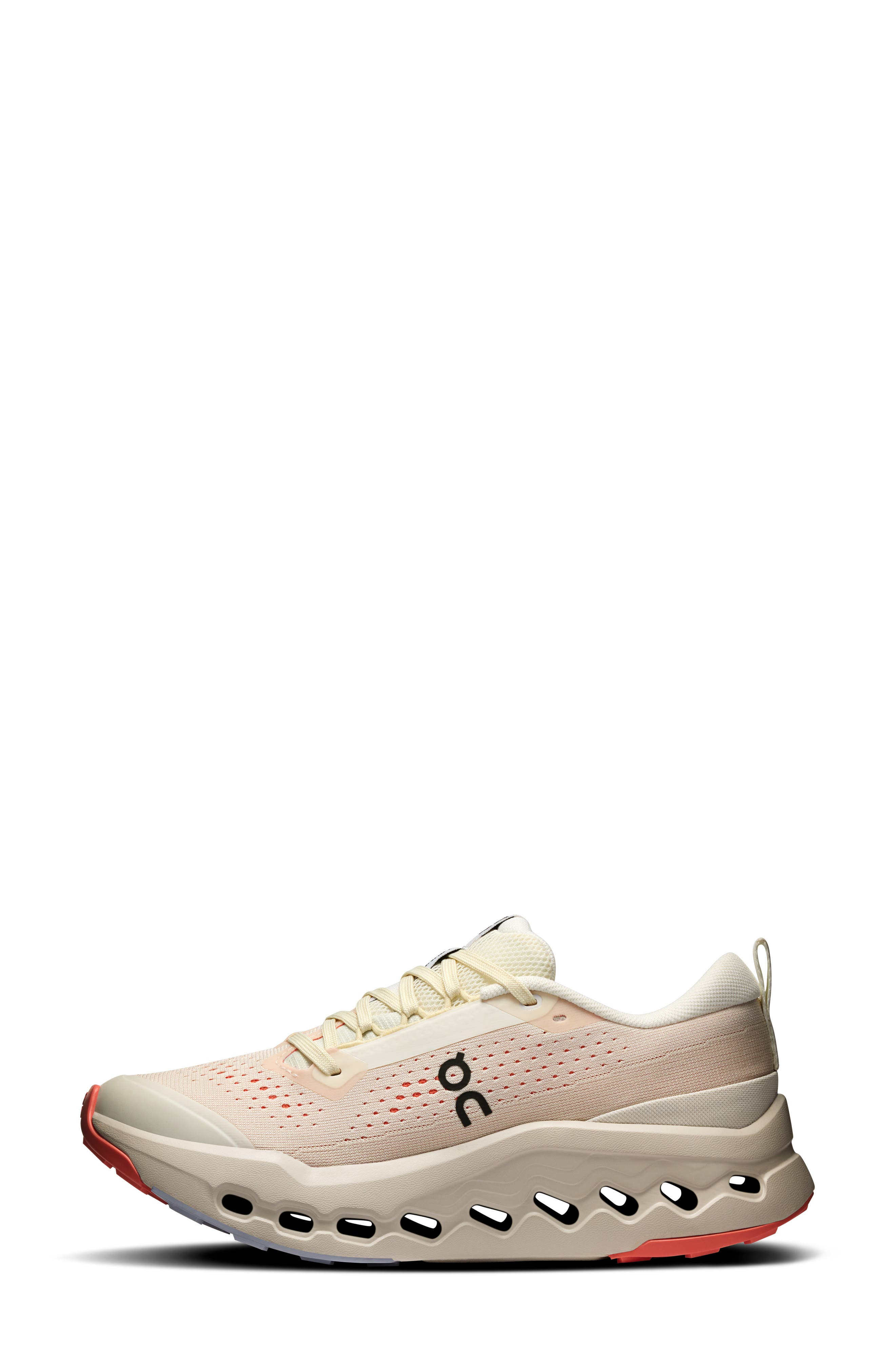On Cloudsurfer Trail 2 Trail Running Shoe in Ivory/Salmon at Nordstrom - 6