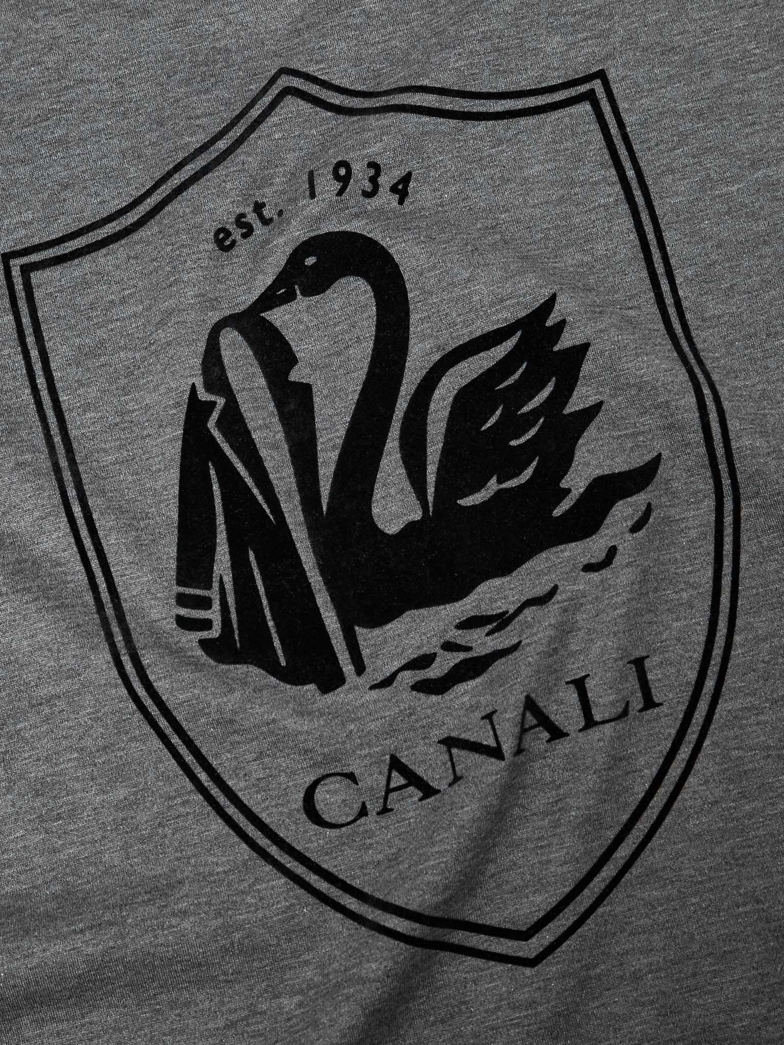 Logo-Embroidered Printed Cotton and Silk-Blend Jersey T-Shirt - 3