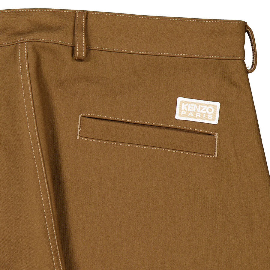 Kenzo Straight-Leg Cotton Pants - 7