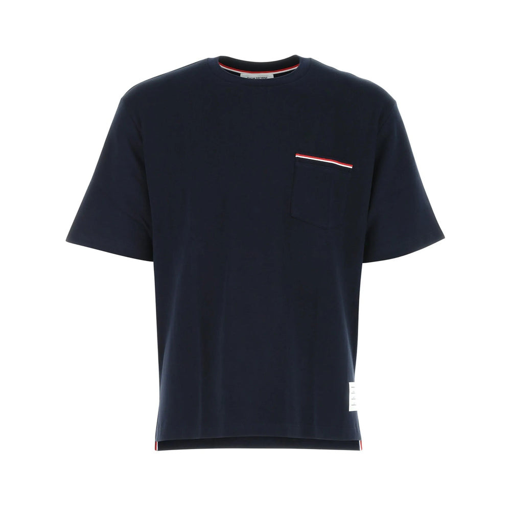 Thom Browne Blue T-Shirts & Vests - T-Shirts Men - 1