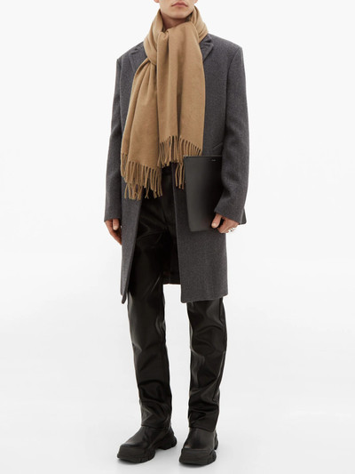 Acne Studios Canada fringed wool scarf outlook