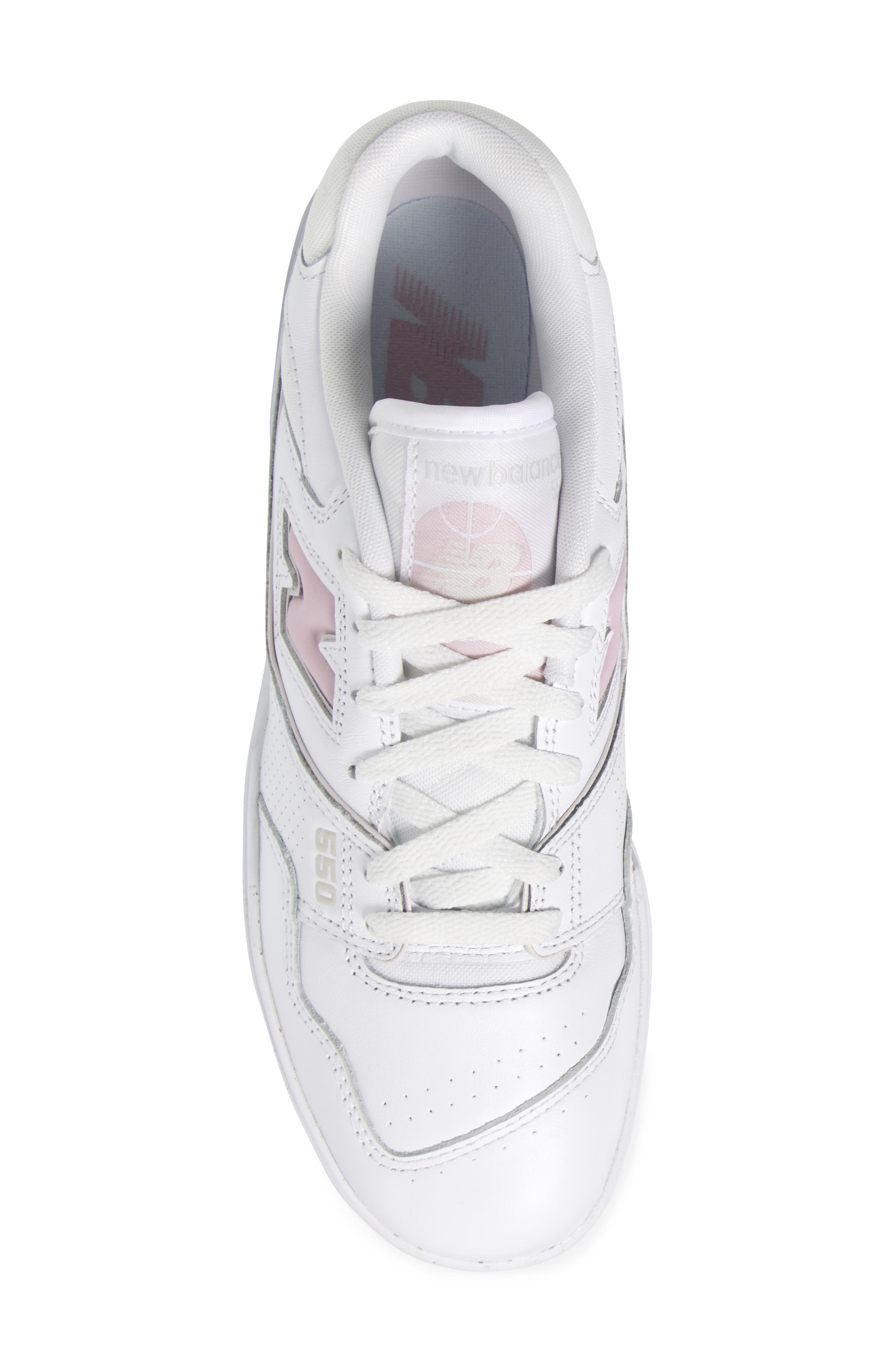 New Balance 550 Basketball Sneaker in White/Twilight Haze at Nordstrom - 5