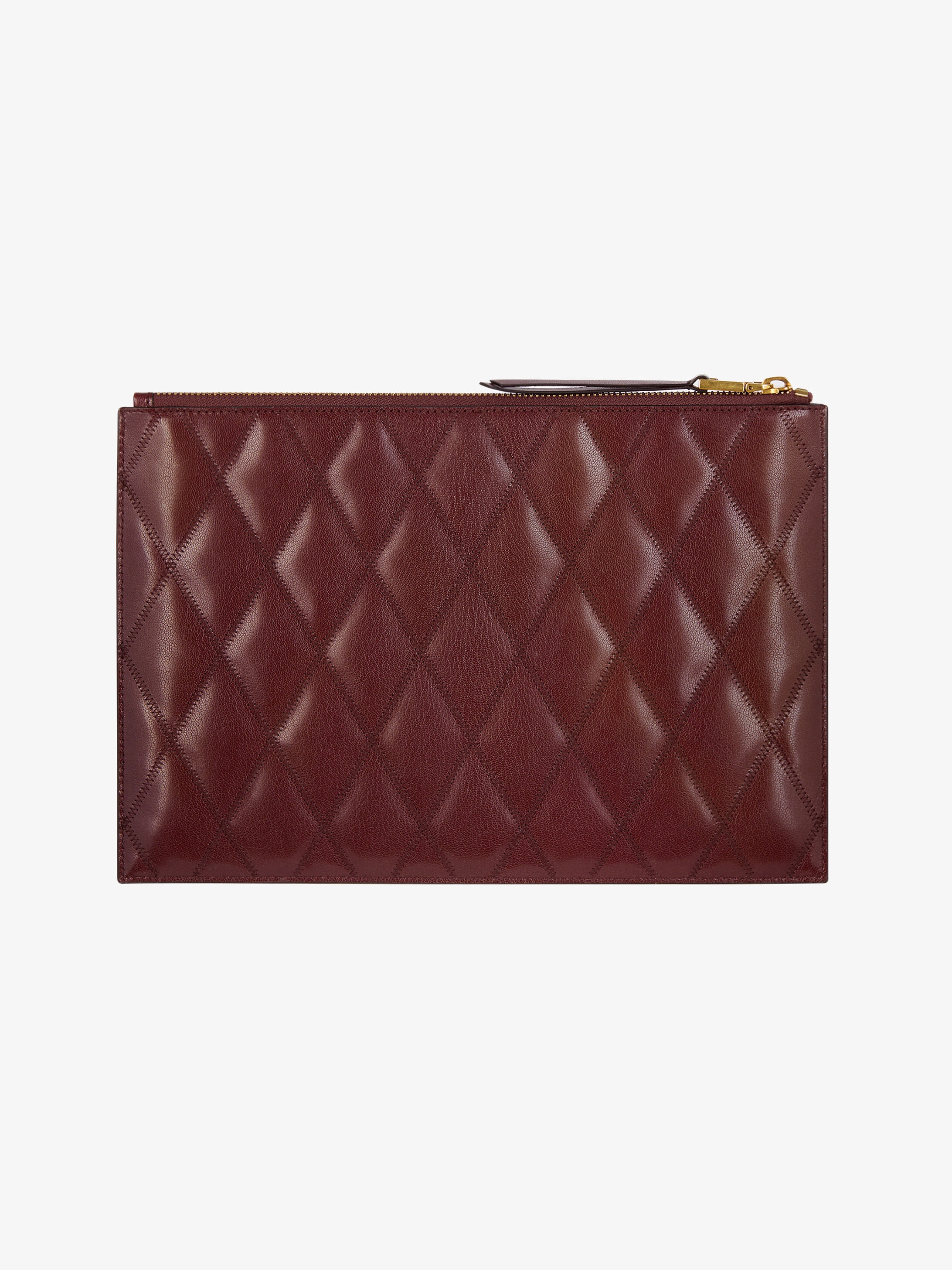 Medium pouch in diamond quilted leather - 3