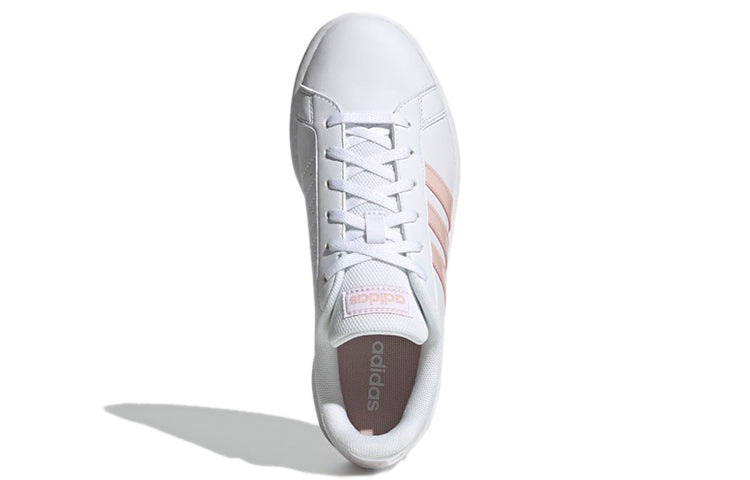 (WMNS) adidas Grand Court Base 'White Vapour Pink' GV7163 - 5