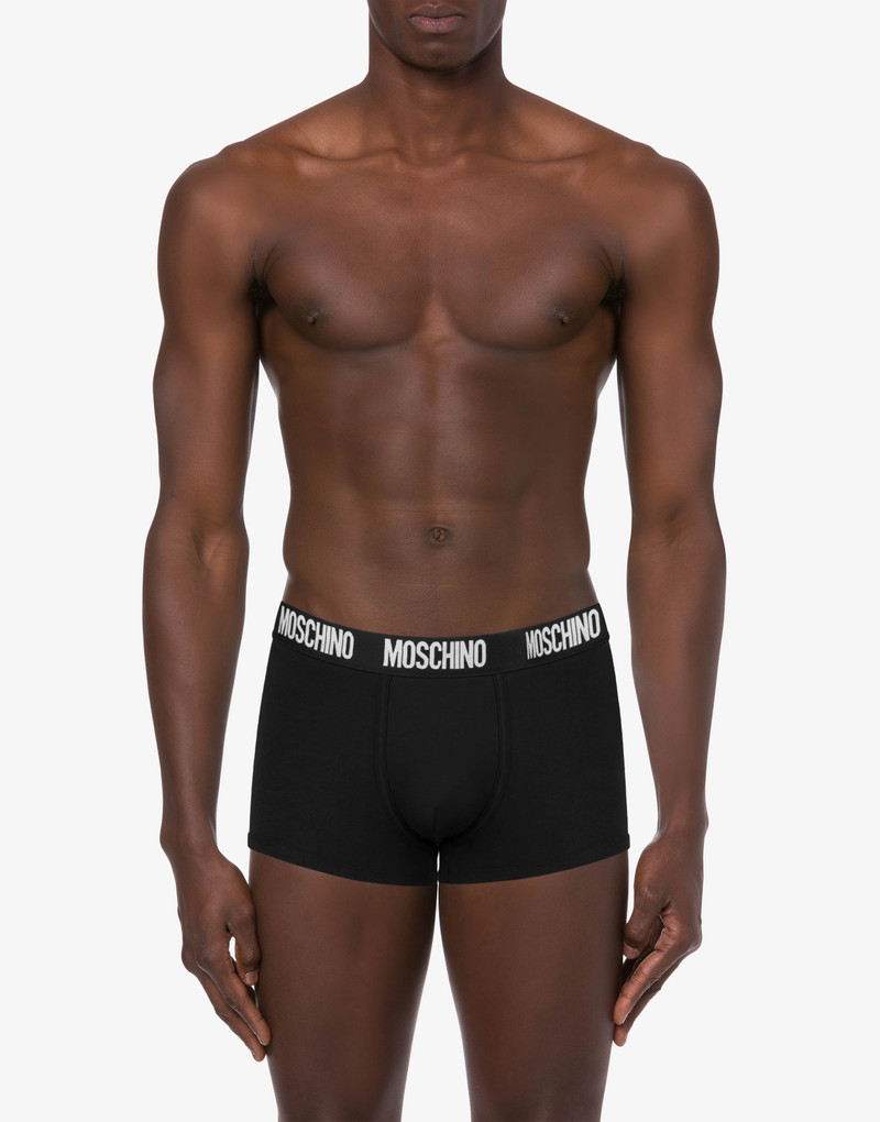 Moschino LOGO BAND SET OF 2 BOXERS outlook