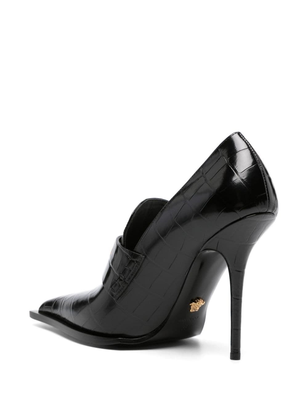 Medusa Head patent leather pumps - 3