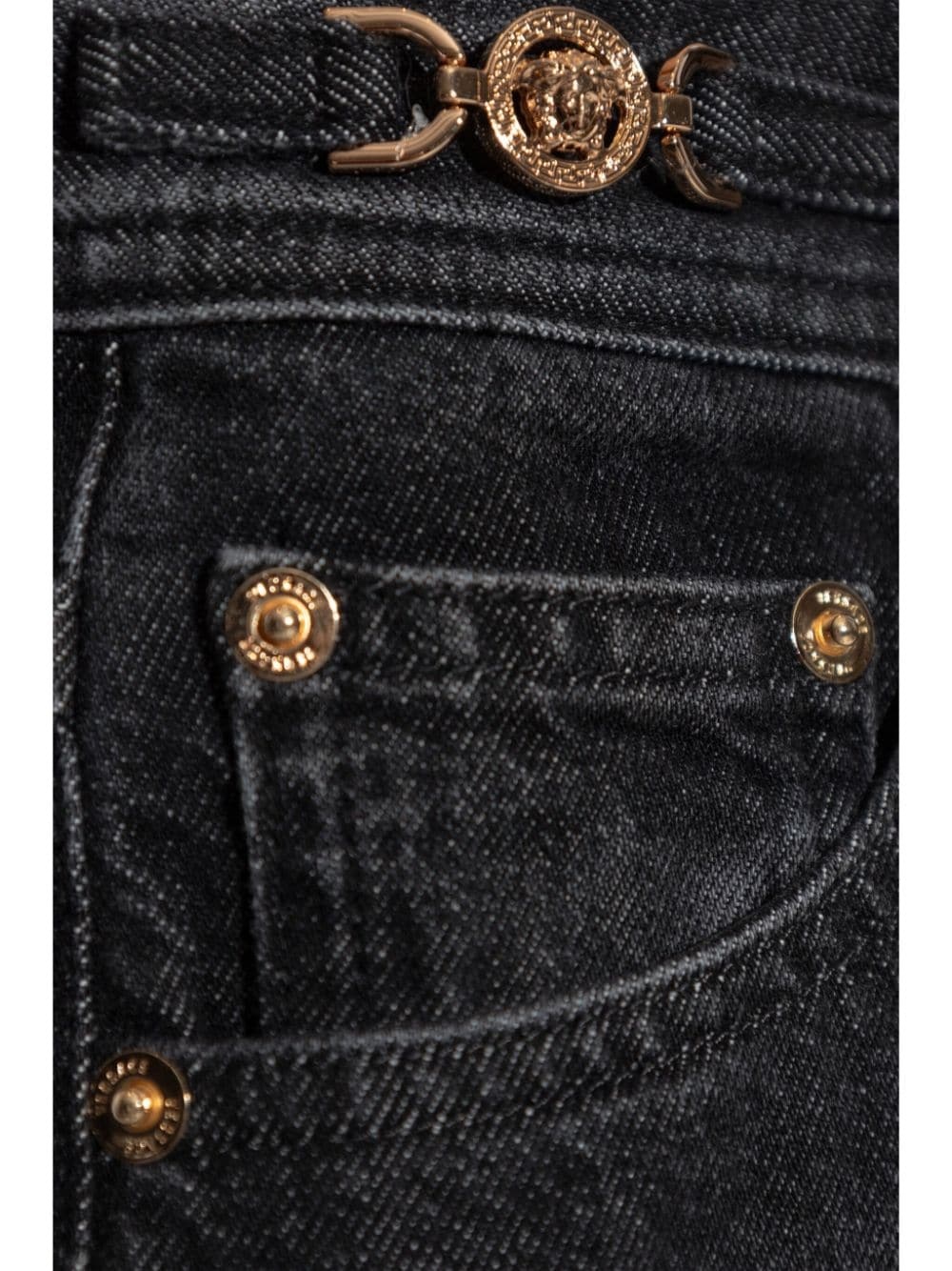 Barocco-panel jeans - 5