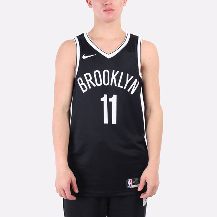 Nike NBA Sports Basketball Jersey/Vest SW Fan Edition 20-21 Season Brooklyn Nets Kyrie Irving 11 Bla - 4