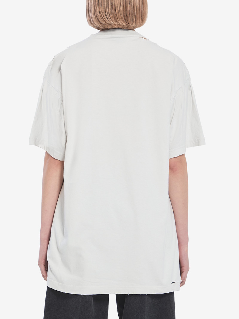 BALENCIAGA Distressed cotton shirt outlook