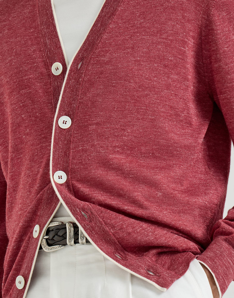 Cashmere, silk and hemp lightweight cardigan 4