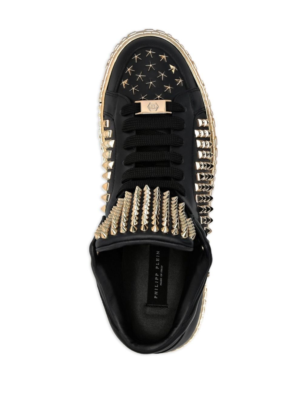 Mid-Top Leather Sneakers - 3