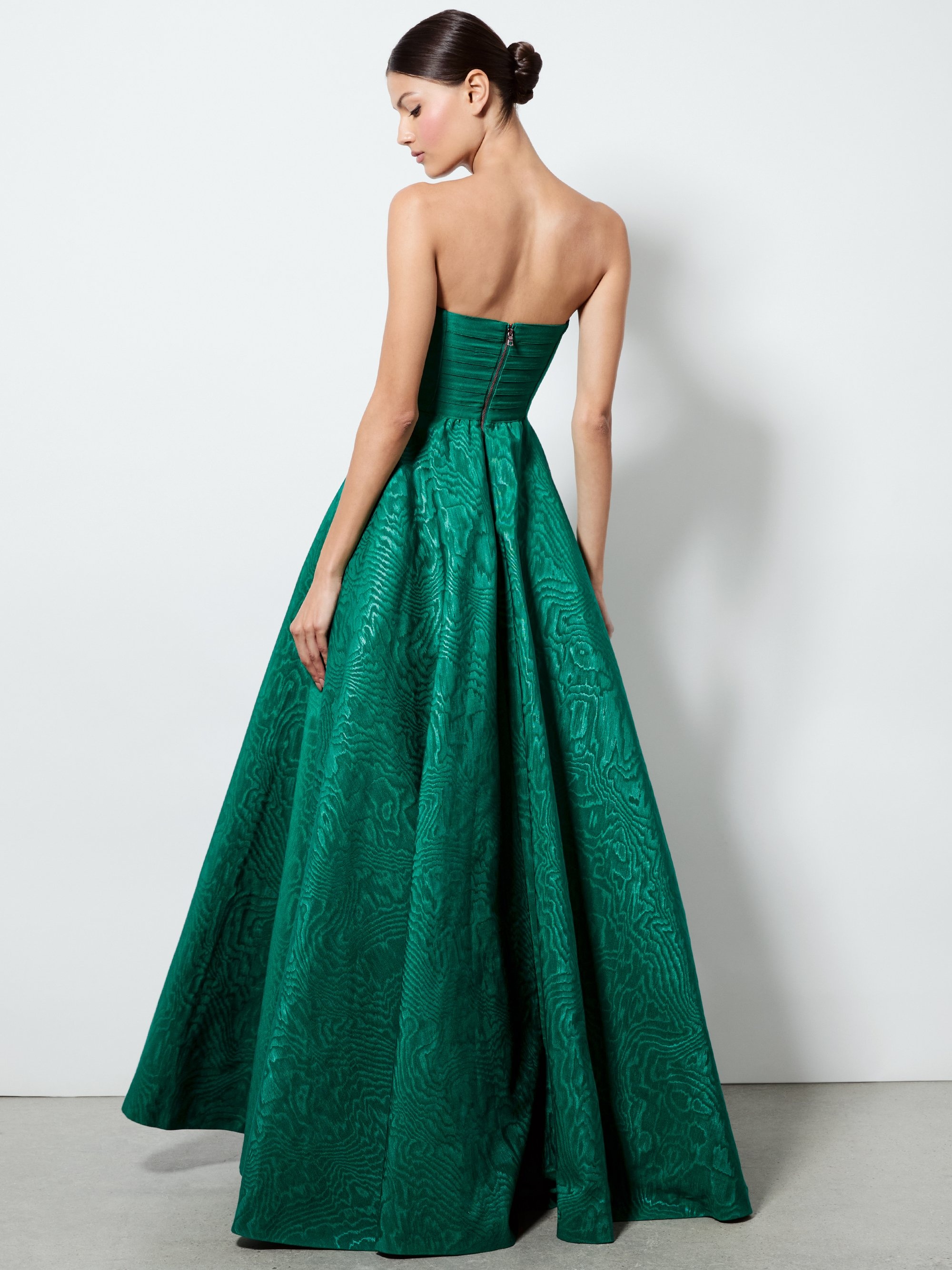 BRIDGETTE STRAPLESS FLARED MAXI GOWN - 4