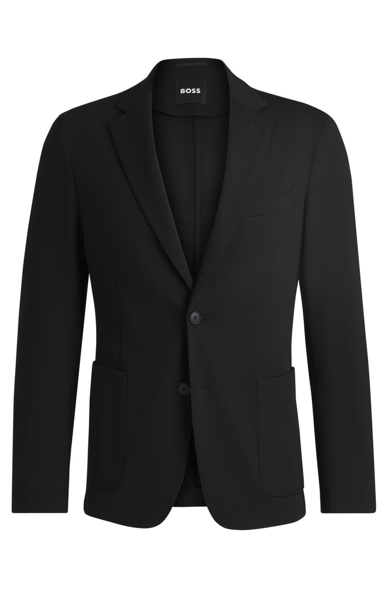 SLIM-FIT JACKET IN WASHABLE STRETCH FABRIC 1