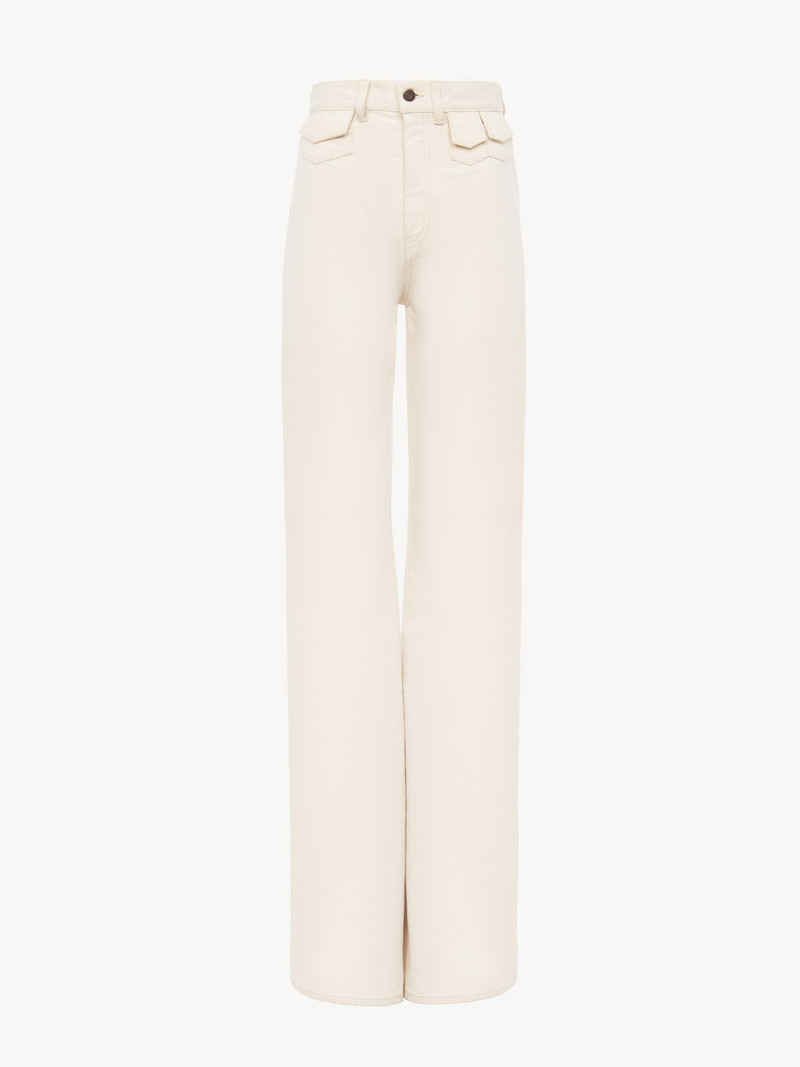Chloé HIGH-RISE FLARE JEANS IN DENIM outlook