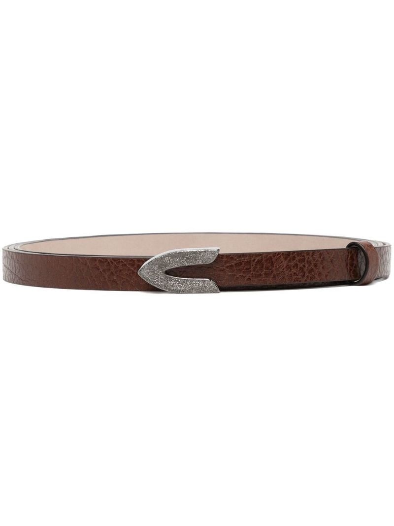 thin buckle belt - 1