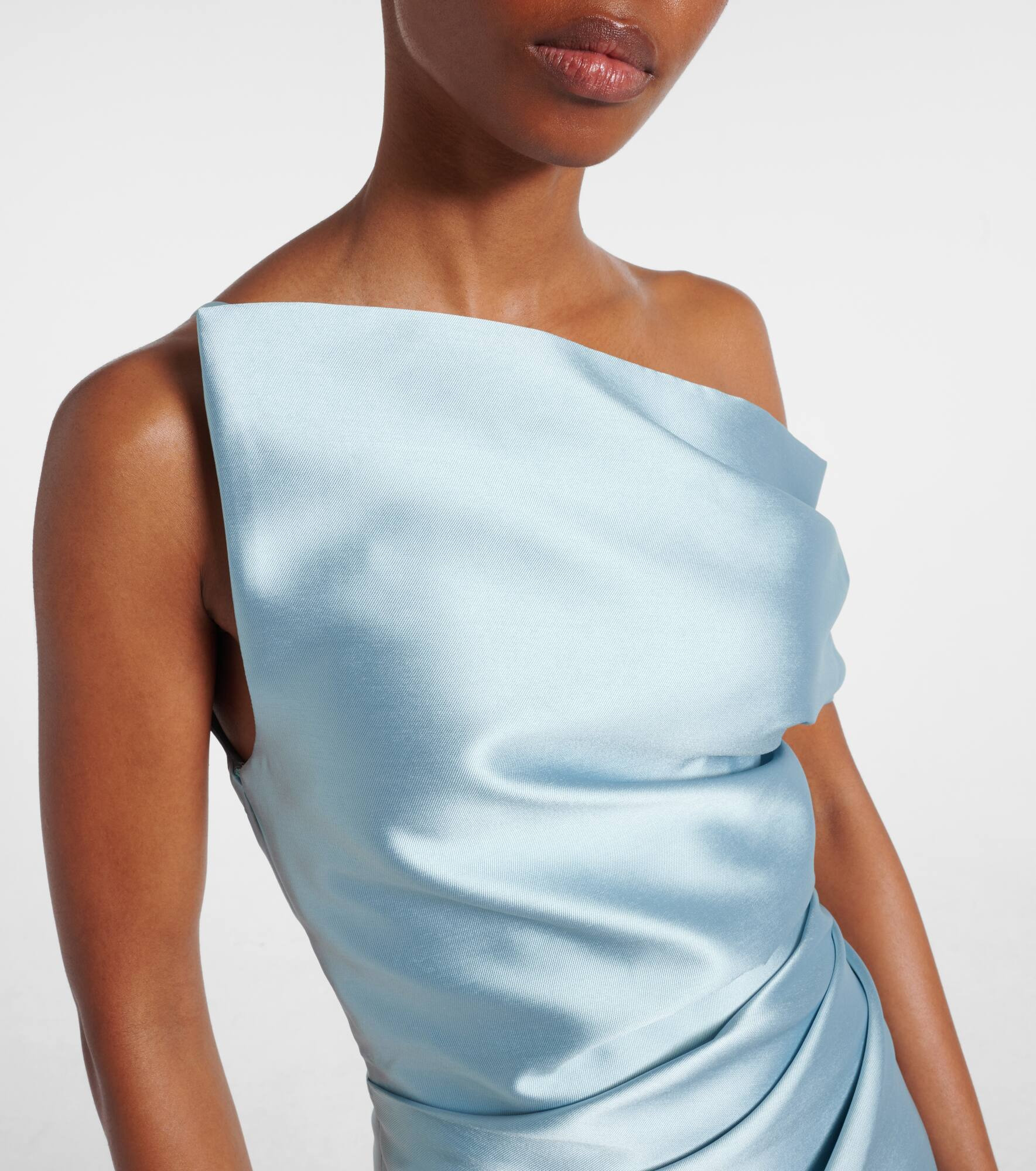 Ellison satin cocktail dress - 4