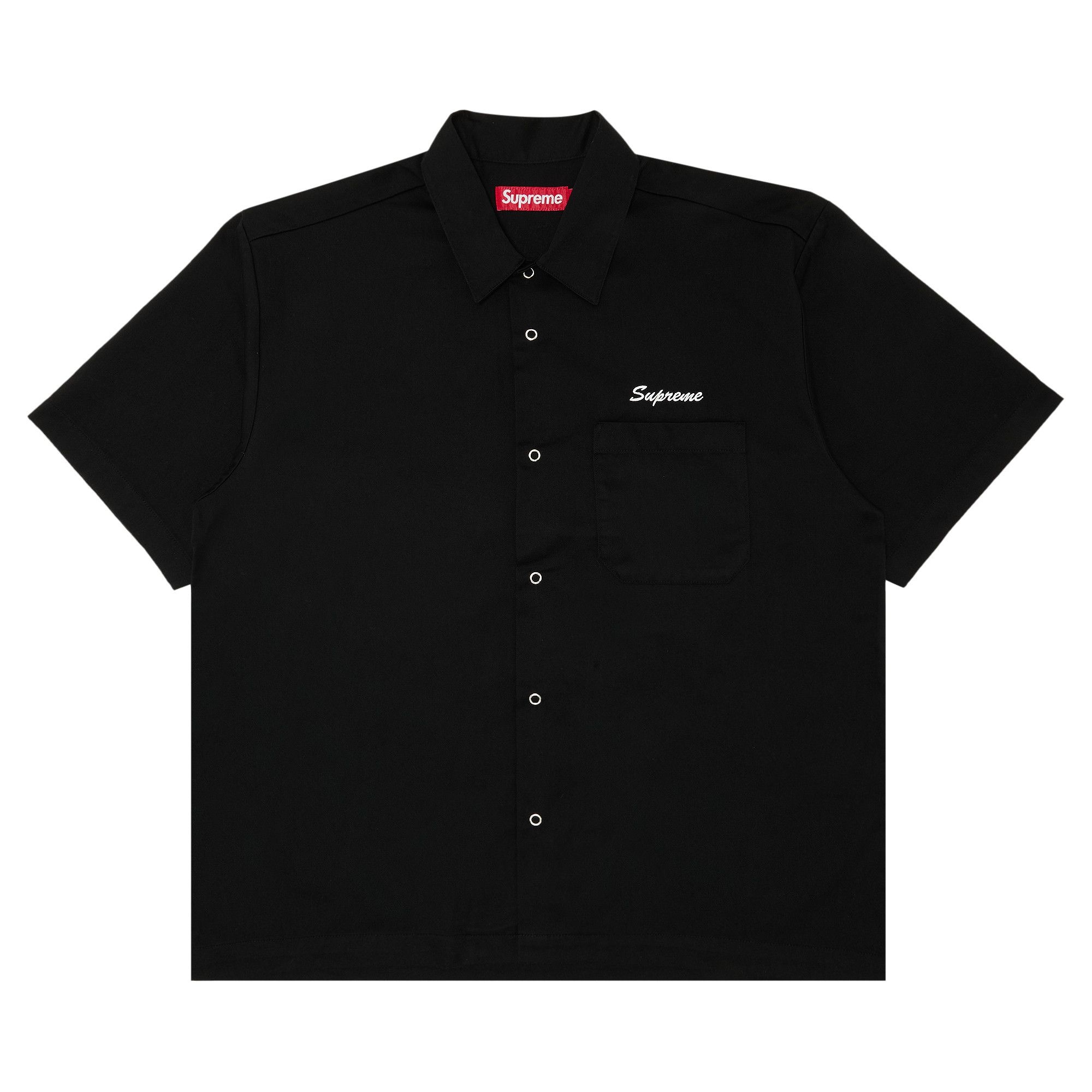 Supreme Margaret Keane Teardrop Short-Sleeve Work Shirt 'Black' - 1