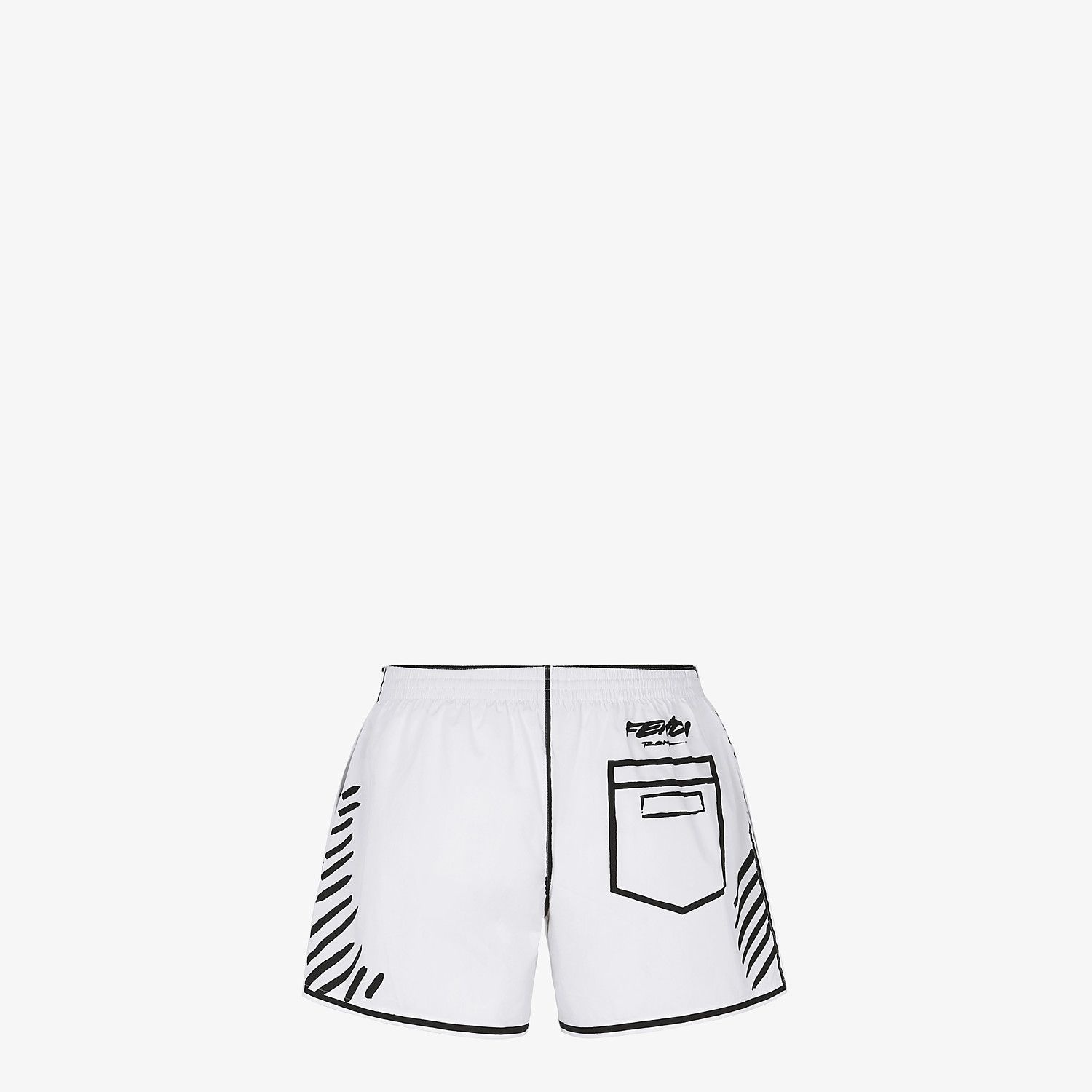 Fendi Roma Joshua Vides tech fabric shorts - 2