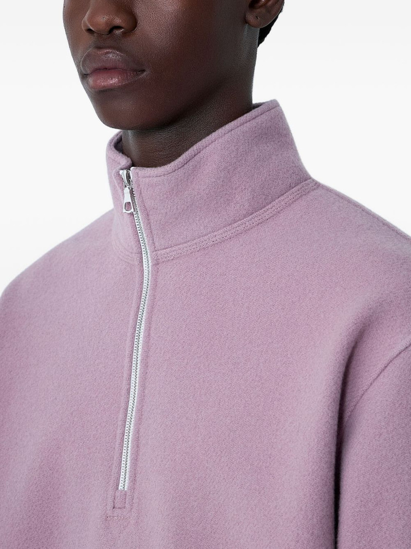 zip-collar sweatshirt 4