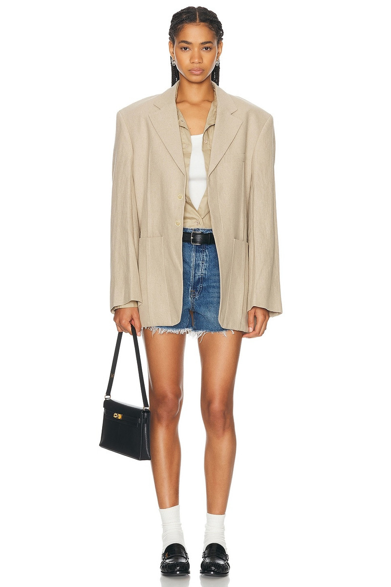 GRLFRND Charlie Low Rise Baggy Cut Off Short outlook