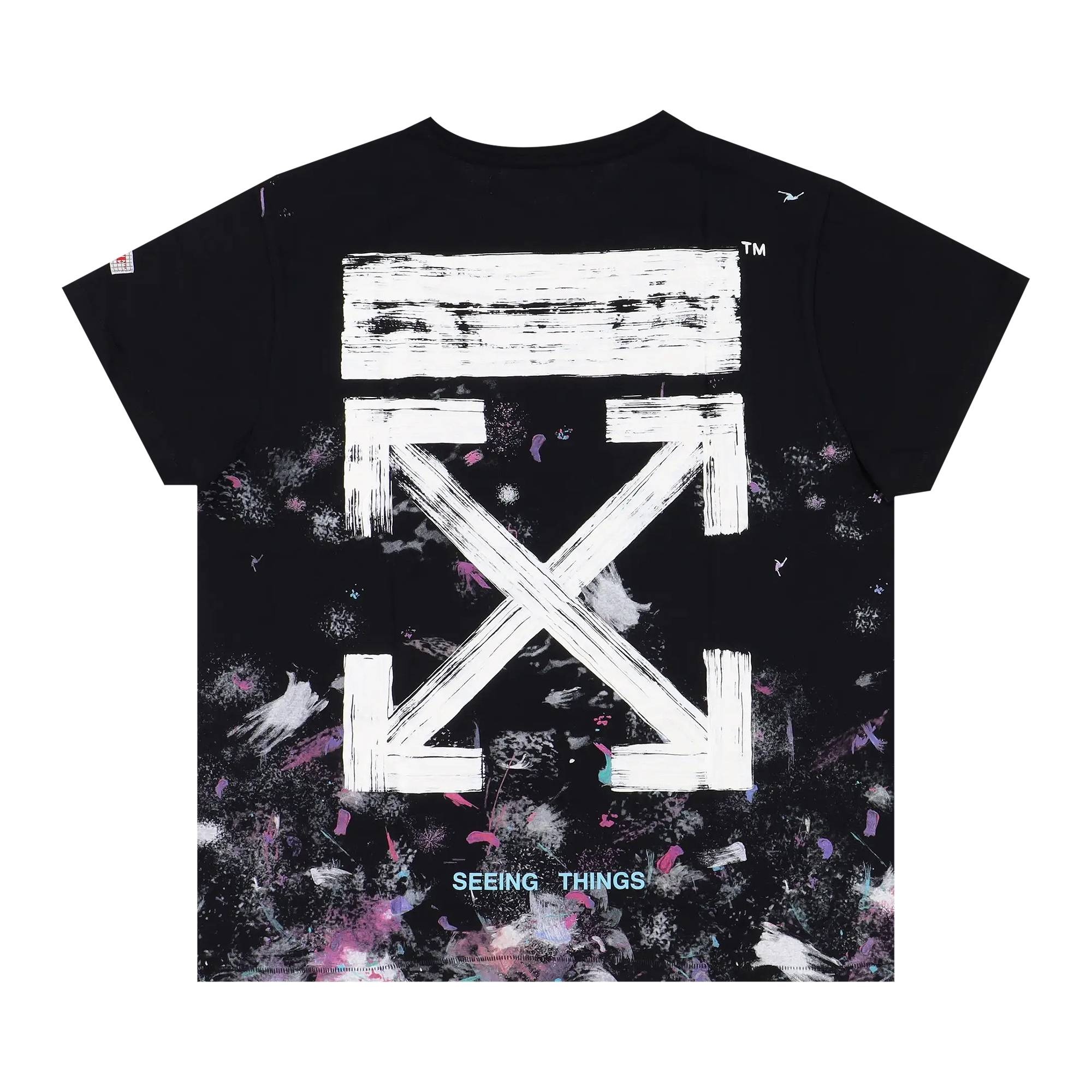 Off-White Seeing Things Washed T-Shirt 'Black' - 2