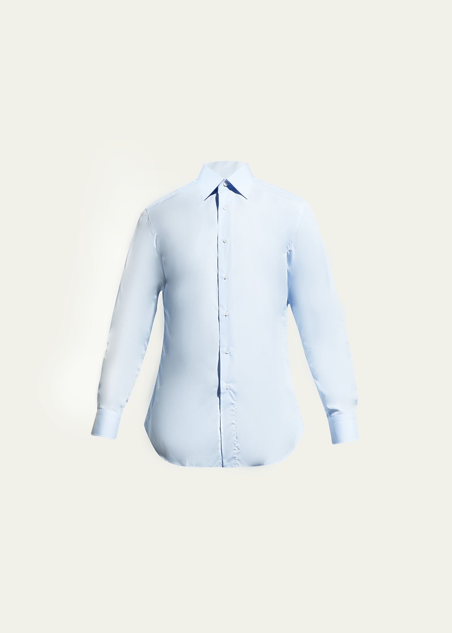 Wardrobe Essential Solid Dress Shirt, Blue - 1