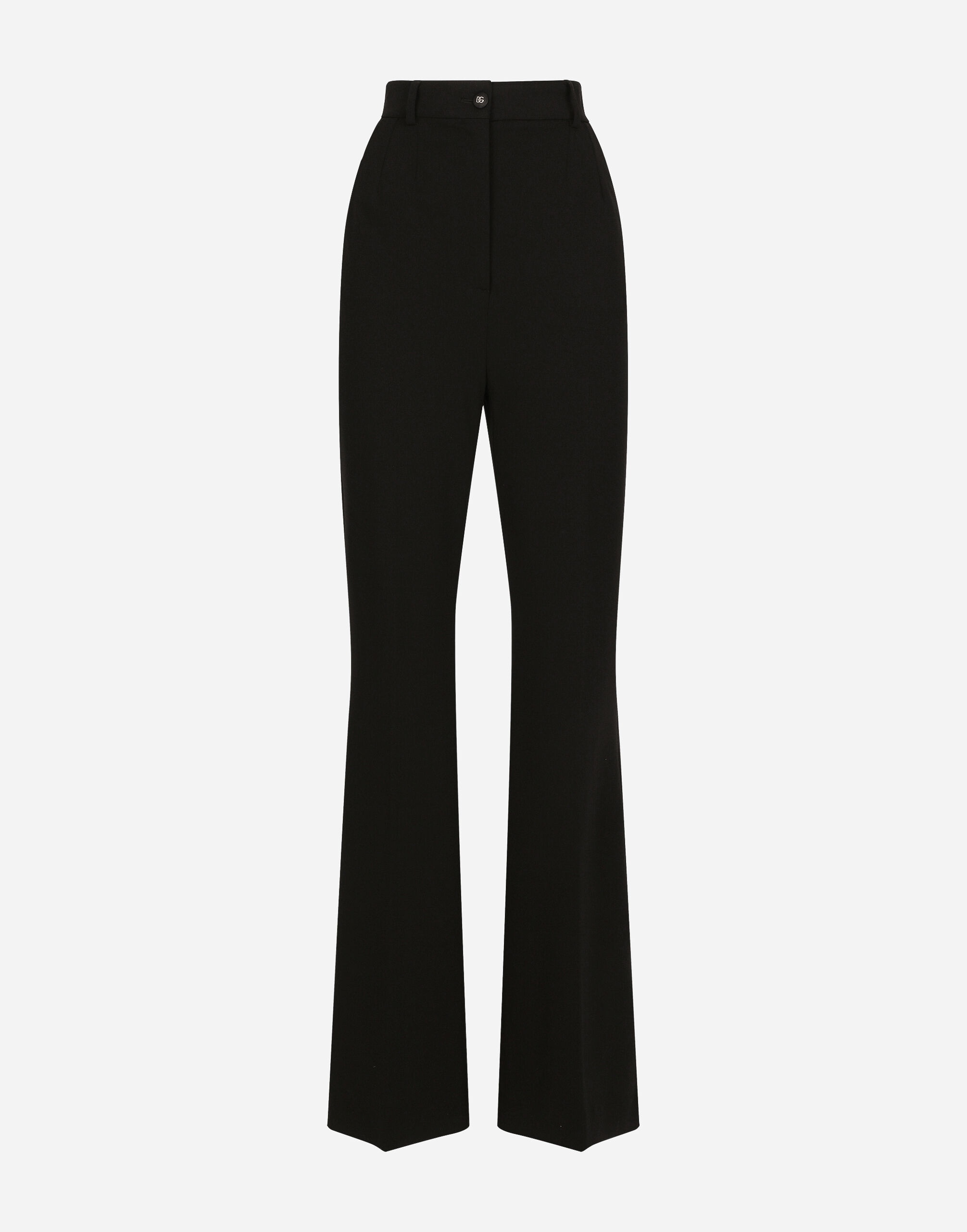 Dolce&Gabbana Wool Blend Gabardine Cigarette Pants