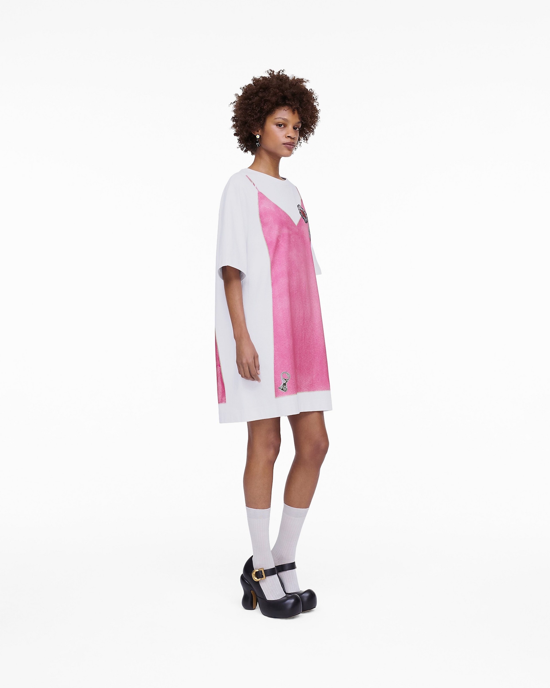 TROMPE L'OEIL T-SHIRT DRESS - 3